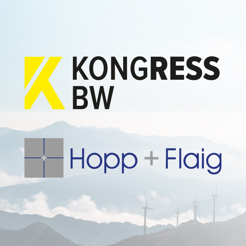 Logos von KONGRESS BW und Hopp + Flaig